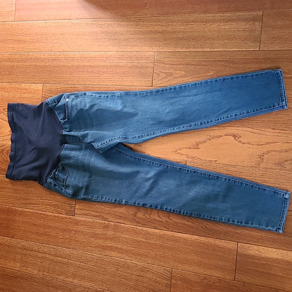 LED maternity jeans